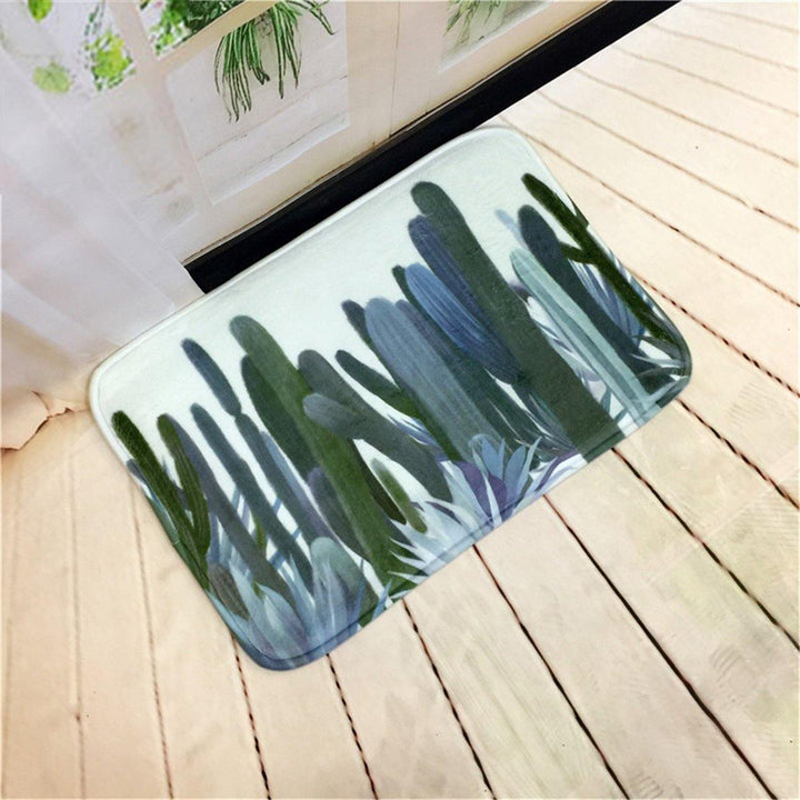 40x60cm Flannel Doormat Absorbent Bath Mat Bathroom Carpet Kitchen Mats and Rugs for Home Decoration - MRSLM