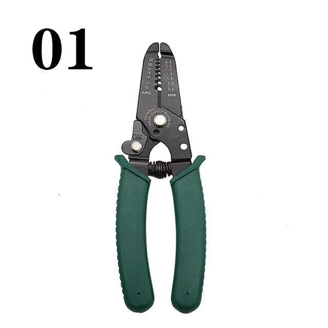 Multitool Pliers Crimping Pliers Wire Stripper Multi-functional Snap Ring Terminals Crimpper Crimping Pliers Decrustation Pliers Tools - MRSLM