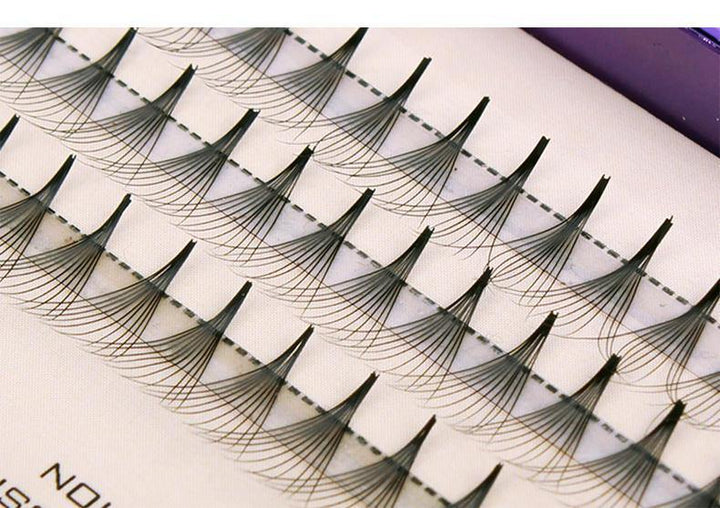 10D Black 8/9/10/12mm False Eyelash Individual Eyelashes Extension Cluster Kit Grafting Eyes Lashes