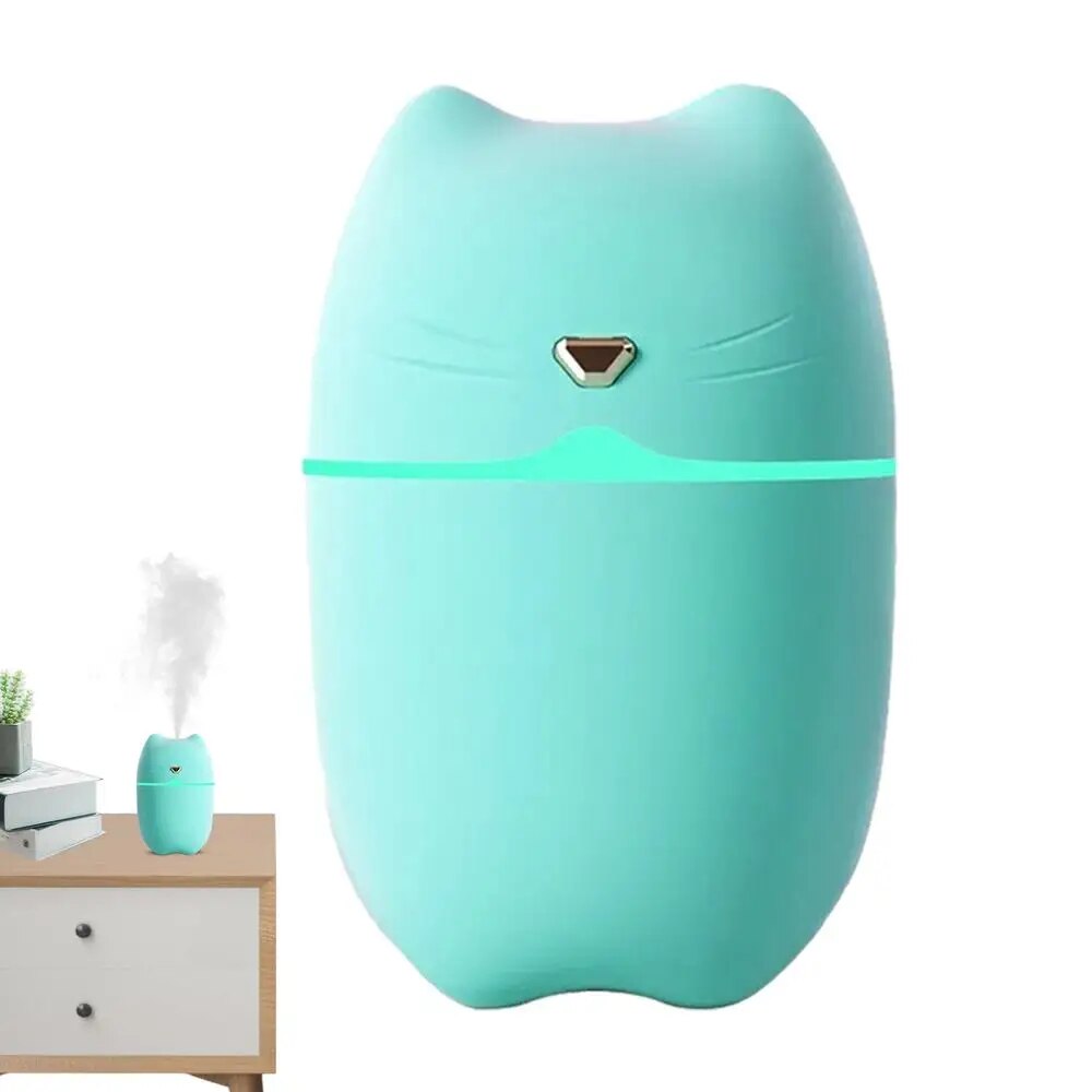 Compact Ultra-Quiet Car Humidifier with Large Capacity and Aromatherapy Function