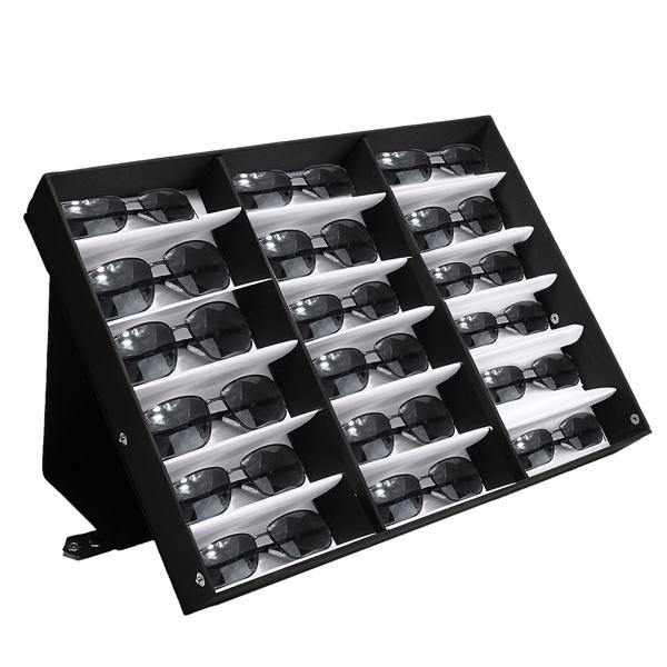 18 Sunglasses Reading Glasses Eyewear Display Stand Storage Box Case Retail Shop - MRSLM