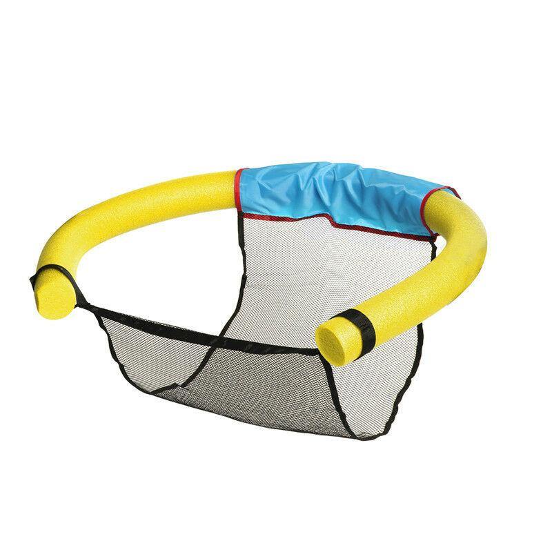 Summer Swimming Floating Chair Mesh Seats Pool Hammock Noodle Sling Swimming Net Float Seat