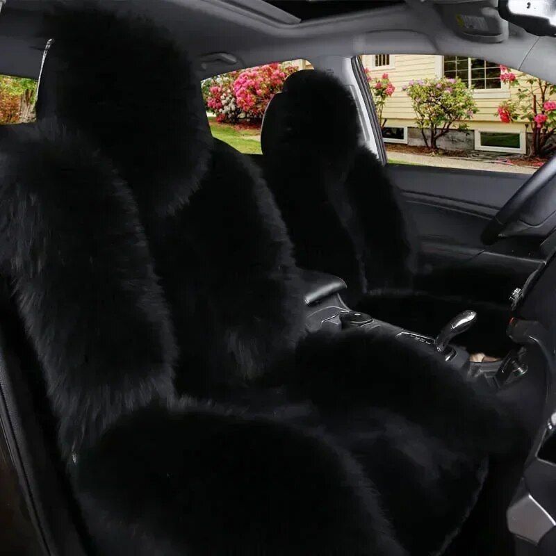 Luxurious Winter Wool Car Seat Cushion for Cold Seasons