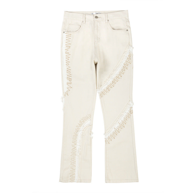 Women's Zip Panel Apricot Jeans