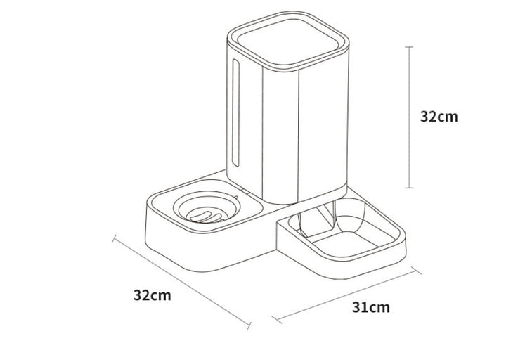 Zylo Portable Pet Feeder