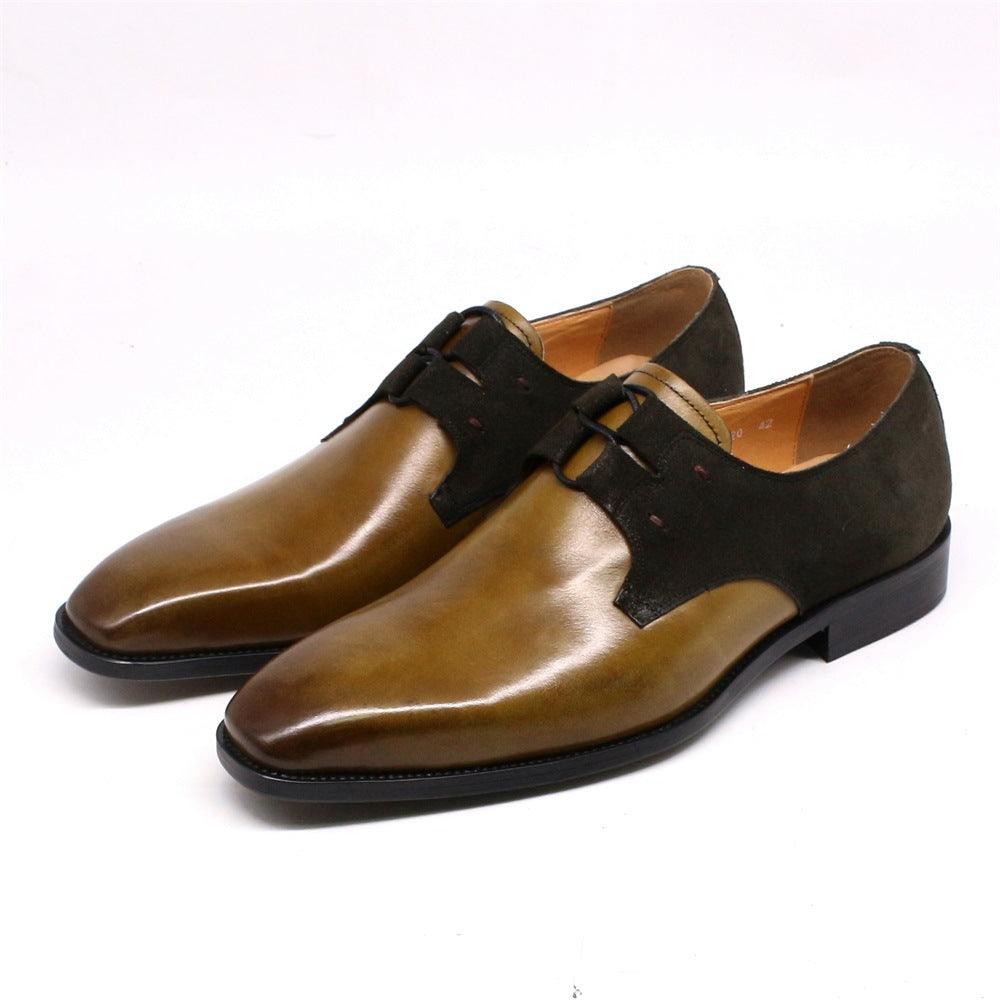 British Style Carved Leather Shoes Business Suit