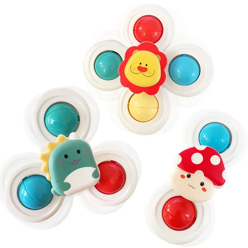 Colorful Suction Cup Spinner Toys