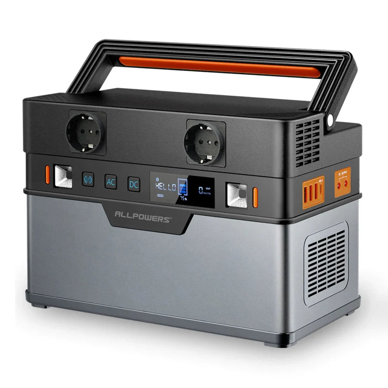 Portable Power Station Emergency Solar Generator for Camping