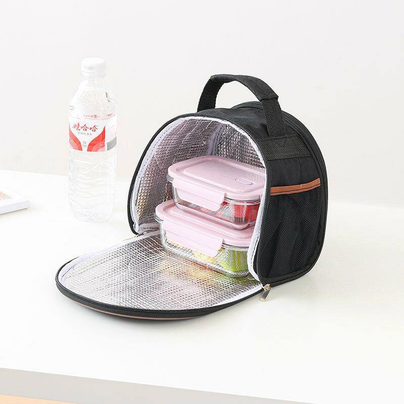 Korean version of the fabric handkerchief thickening insulation lunch bag large capacity lunch box bag ice pack insulation package student insulation bag