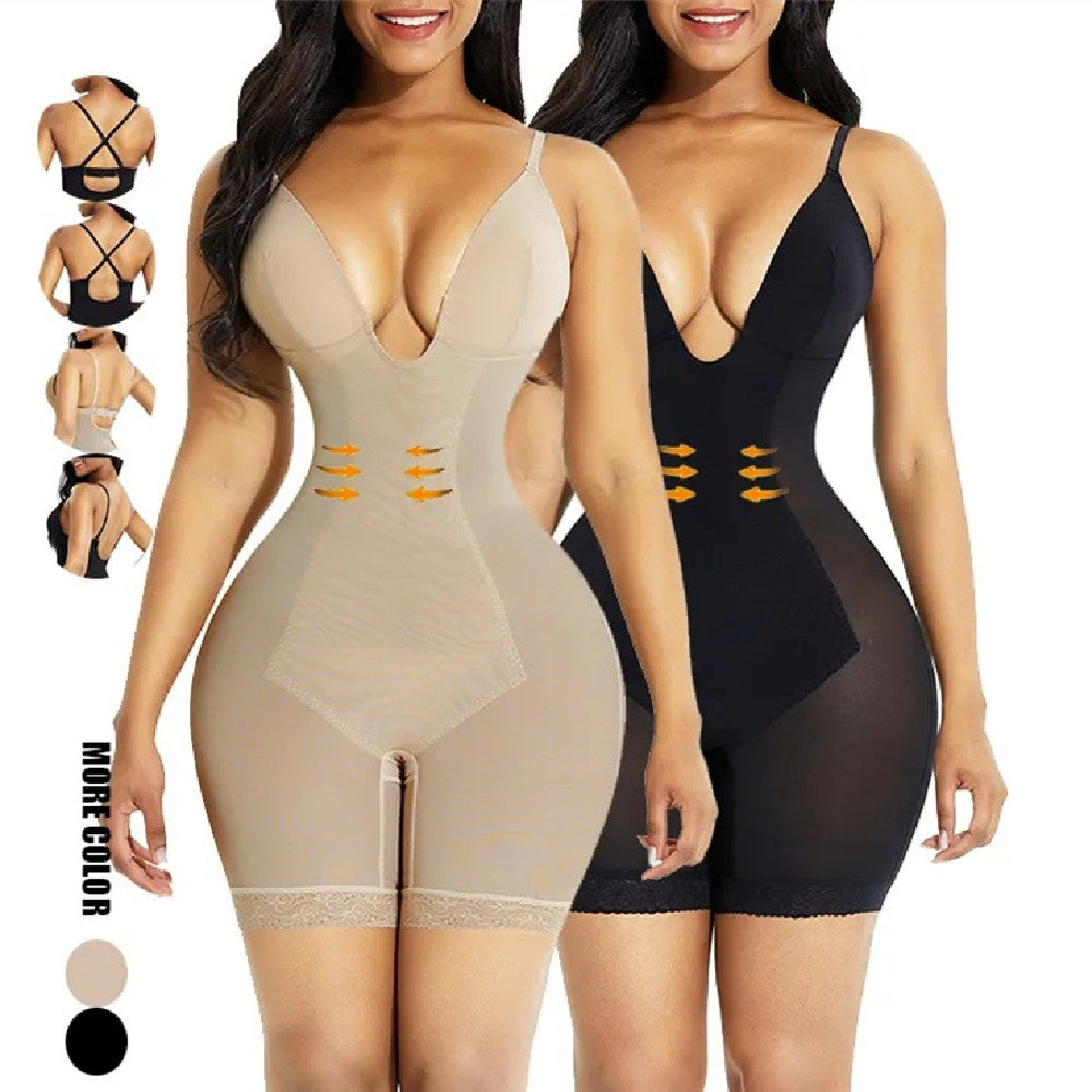 Large Flat Corner Open Crotch Bodysuit