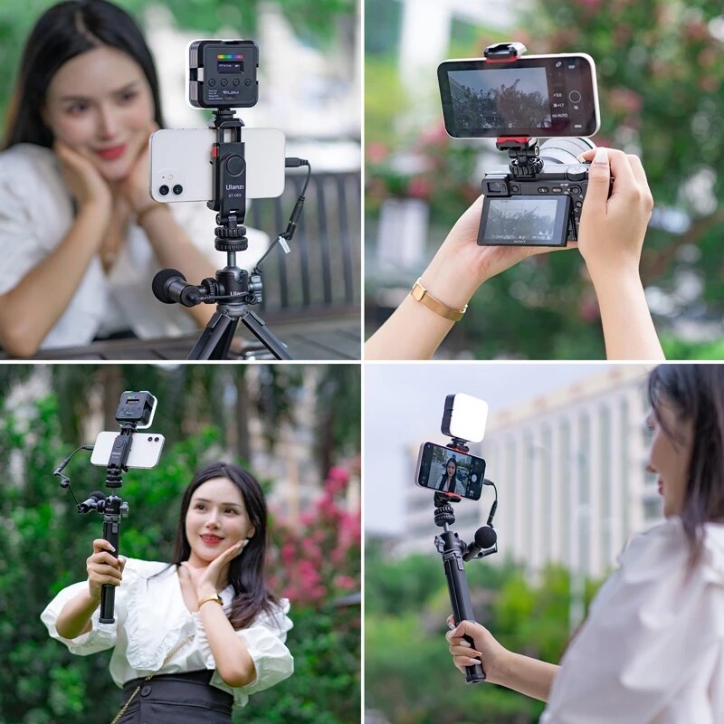 Vertical Phone Mount Holder Tripod - Perfect Vlogging Companion