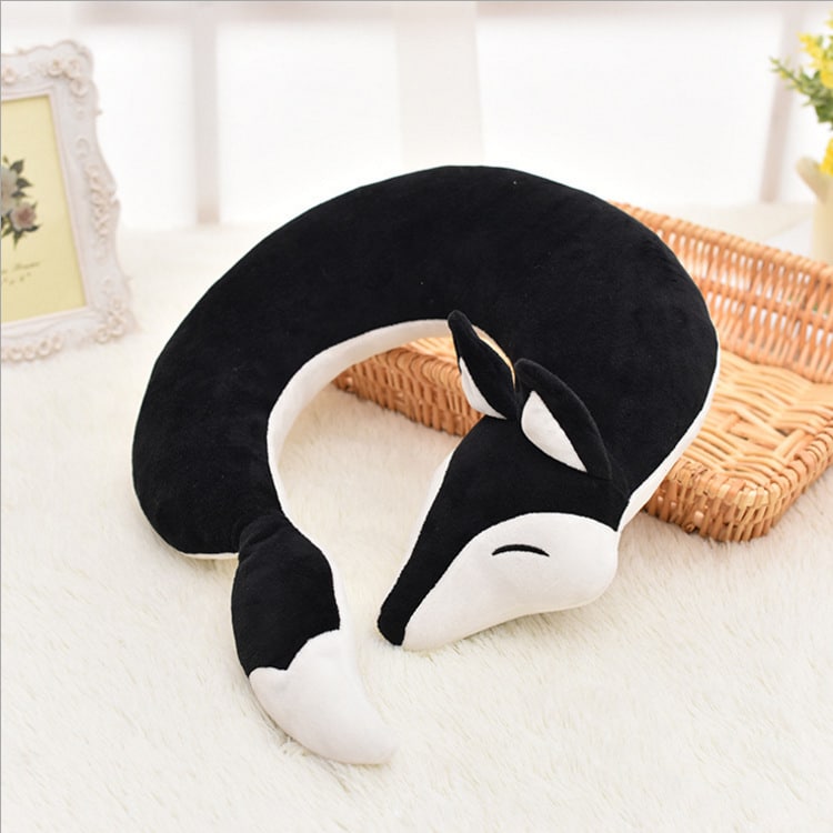 Lovely Fox Shaped Plush Travel Pillows