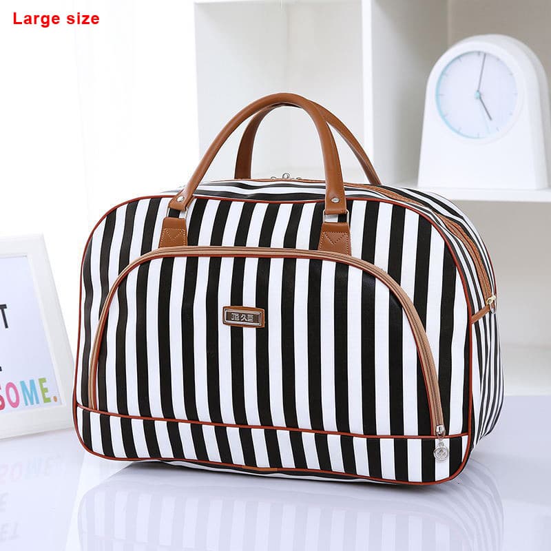 Striped Travel Bag