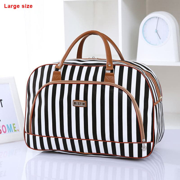 Striped Travel Bag