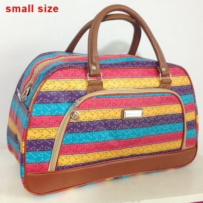 Striped Travel Bag