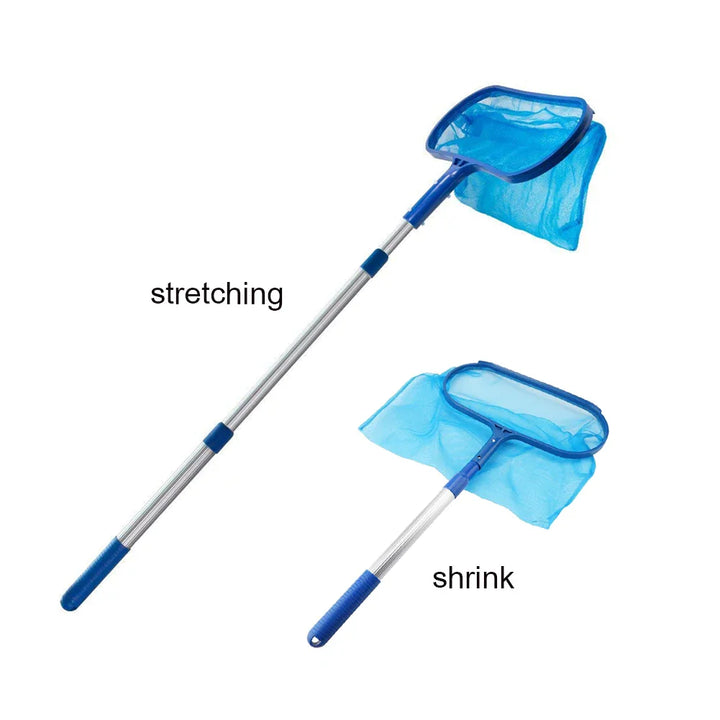 Professional Leaf Rake with Telescopic Pole