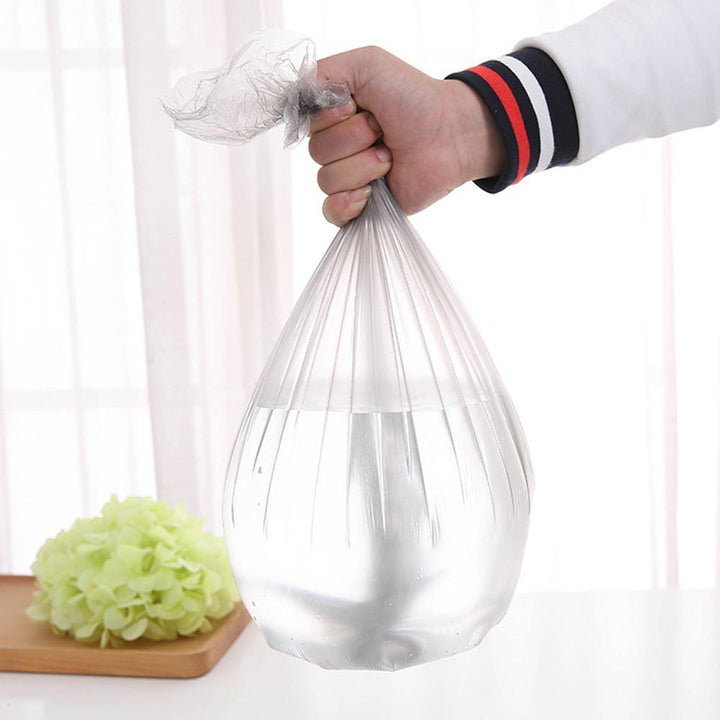 5/6 Rolls/bag Portable Garbage Bag Handle Thickening Bags for Kitchen Bathroom Household Tool