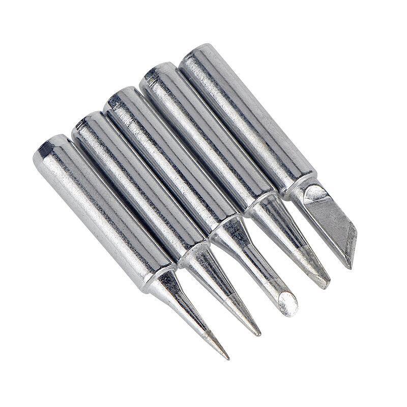 JCD 5Pcs 60W/80W Lead Soldering Iron Tips Replacement for Soldering Repair Station and Soldering Iron Kit