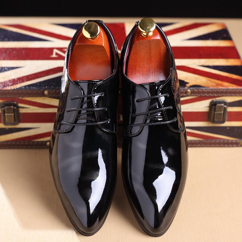 Personality Youth Leather Shoes Trend Wedding Shoes