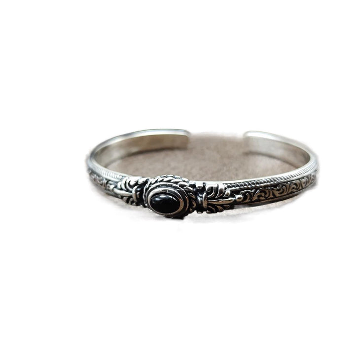 Women's Vintage Thai Silver Open Bracelet