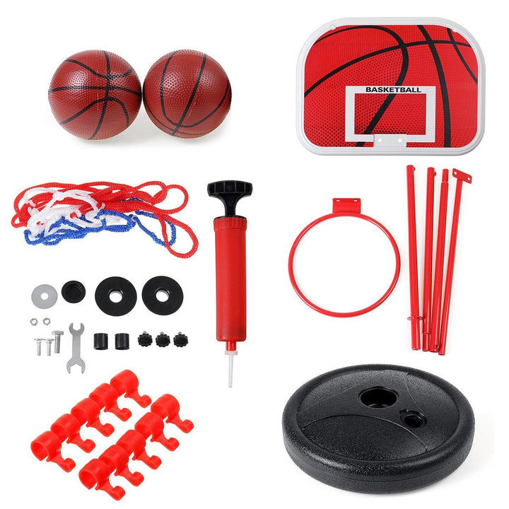 200CM Basketball Hoop Net Ring Adjustable Kit Kids Backboard Stand Game Toy Set