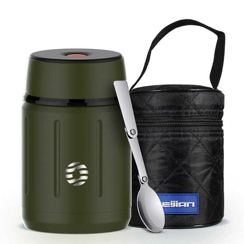 Stainless Steel Vacuum Insulated Lunch Box with Spoon - 750ML