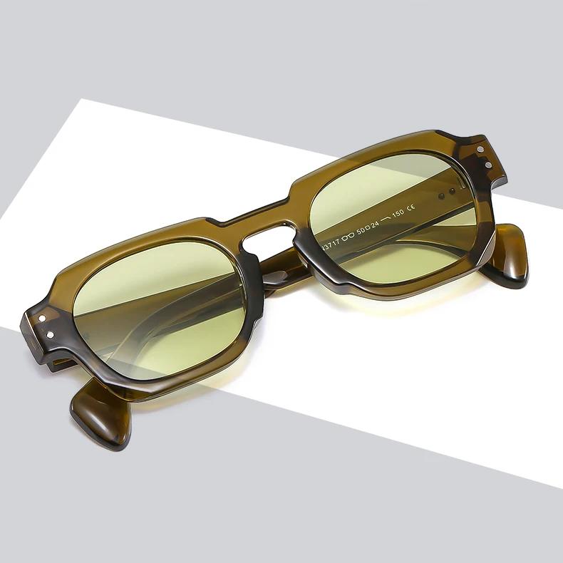 Vintage Square Sunglasses with UV400 Protection