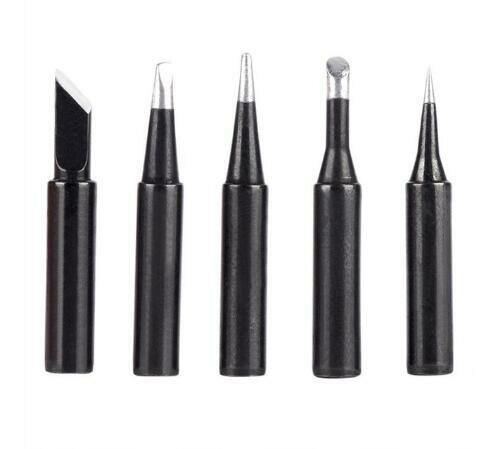 JCD 5Pcs 60W/80W Lead Soldering Iron Tips Replacement for Soldering Repair Station and Soldering Iron Kit - MRSLM