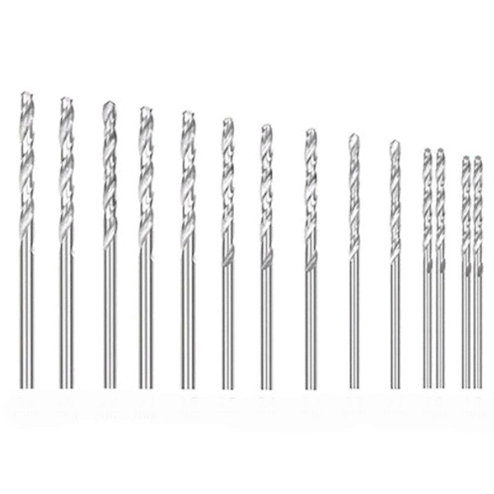 49pcs Manual Drill Suit Including Small Colored Hand Drill And 0.5-3.0mm High-speed Steel Twist Drills