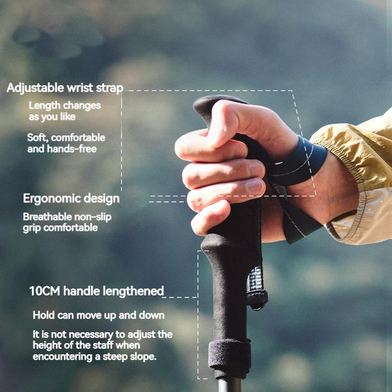 5-Section Ultralight Folding Trekking Pole