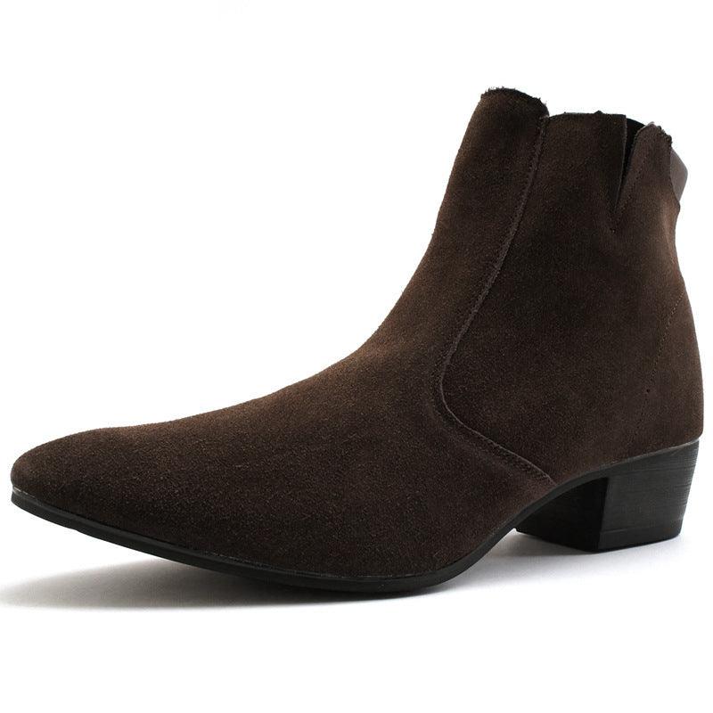 Men's leather boots