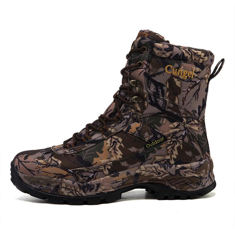 Men's Camouflage Anti-skid Anti-collision All-match High-top Martin Boots