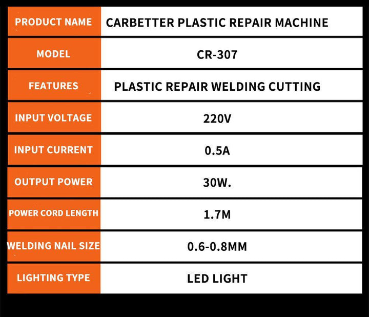 Hot Stapler Plastic Welding Machine Car Bumper Repair Kit Welding Repairing Machine Repair Guun Car Repair Tools