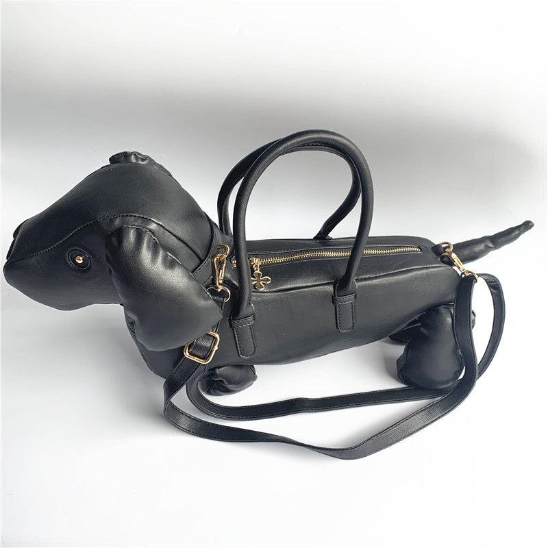 Puppy shape bag shoulder messenger bag