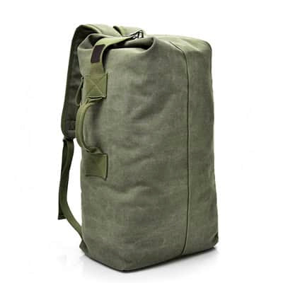 Man's Canvas Travel Backpack