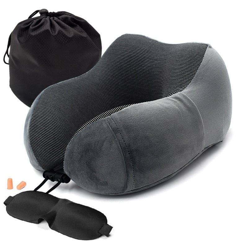 U-Shaped Memory Foam Travel Pillow