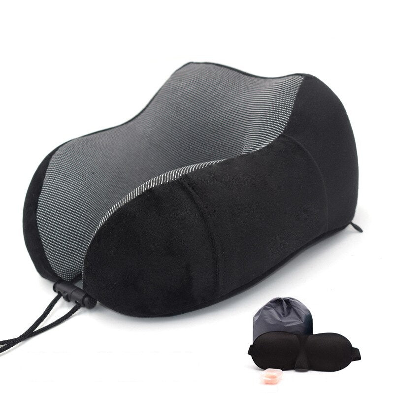 U-Shaped Memory Foam Travel Pillow