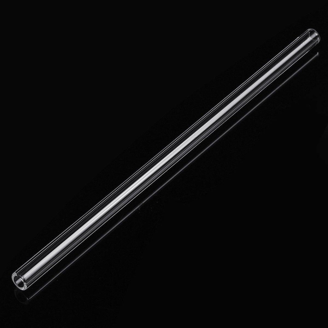 10Pcs 200x7x1mm Length 200mm OD 7mm 1mm Thick Wall Borosilicate Glass Blowing Tube Lab Factory School Home Tubes