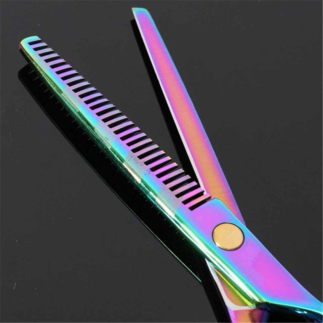 3 Pcs/Set Professional Stainless Steel Hair Cutting Thinning Scissors Barber Tool Hair Scissor Comb Set Hairdressing Shears Kit (#01)