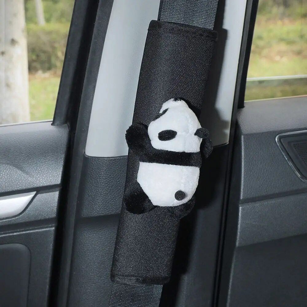 Adjustable Panda Seat Belt Shoulder Pad