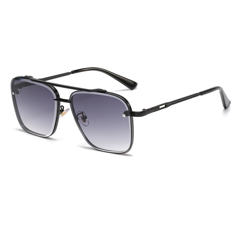 Luxury Gradient Pilot Sunglasses for Men