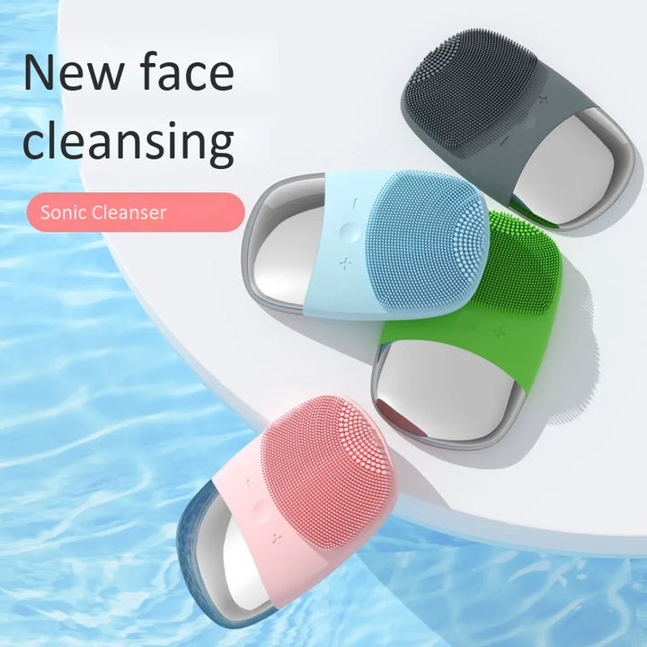 Ultrasonic Silicone Facial Cleansing Brush