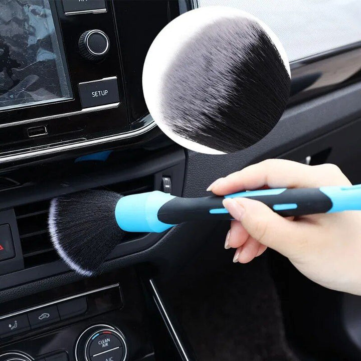 Universal Car Interior Detailing Brushes - 4-in-1 Multi-Style Cleaning Kit