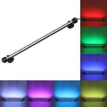 38cm bluetooth APP RGB LED Aquarium Fish Tank Lights Submersible Strip Bar Lamp - MRSLM