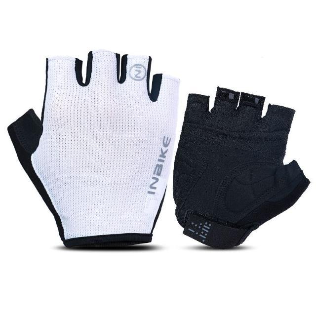 Shockproof Gel Pad Half Finger Cycling Gloves