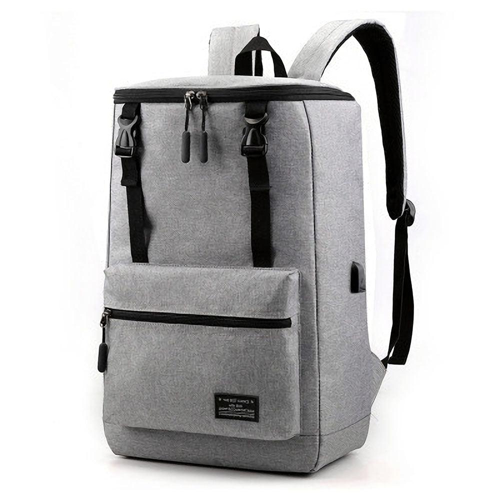 17 inch Laptop Bag with USB Charging Port  Shoulder Bag Classic Business Outdoor Stylish Backpack Travel Storage Bag