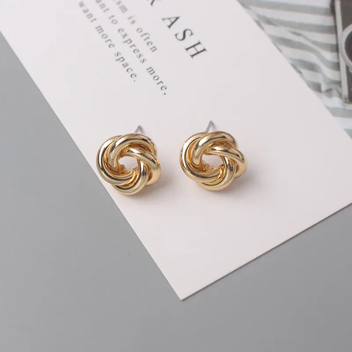 Geometric Statement Earrings