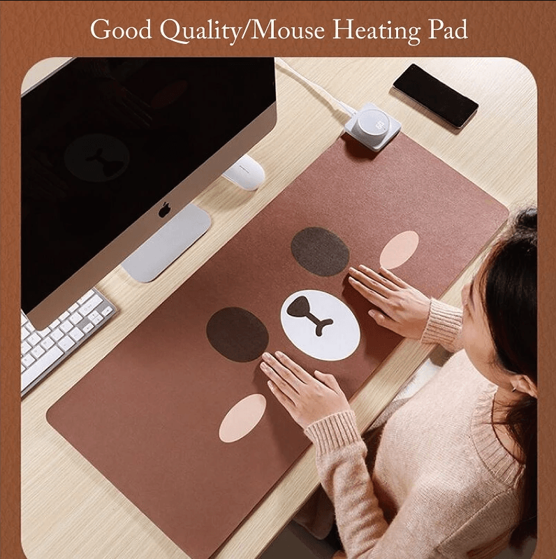 Heating Mouse Pad USB Heating Pad Heating Mouse Pad Office Warming Table Mat