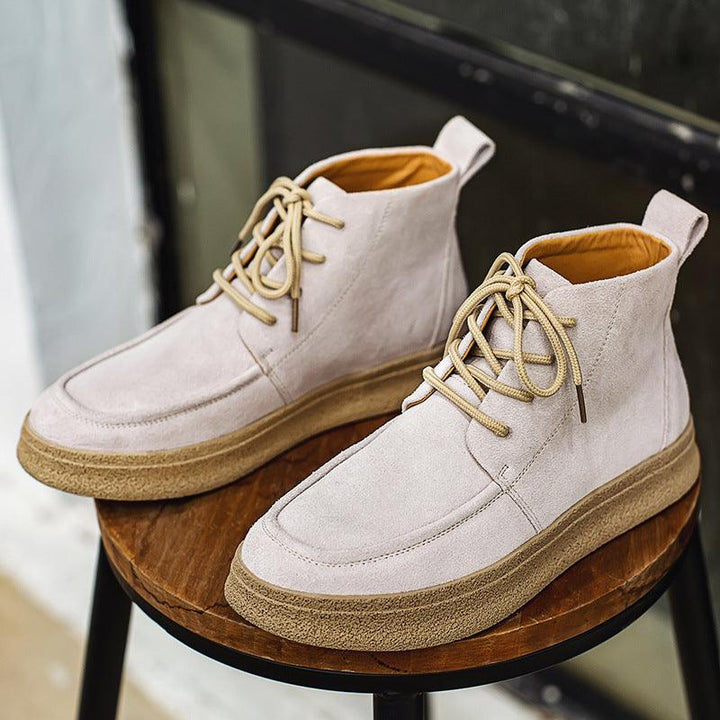 Men's Autumn And Winter Casual High-top Men's Shoes Retro Tooling Boots