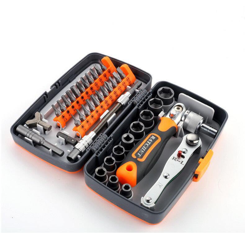 38Pcs Multi-Function Screwdrivers Set Combination Ratchet Phillips Screwdriver Household Repair Screw Driver - MRSLM